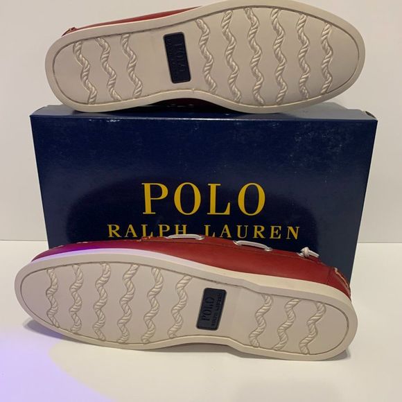 POLO RALPH LAUREN Merton Red Classic Leather - Picture 8 of 13